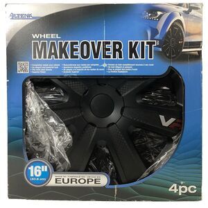 Alpena Wheel Makeover Kit- 4 Piece - 16" VR Carbon Black - #58260 - New Open Box